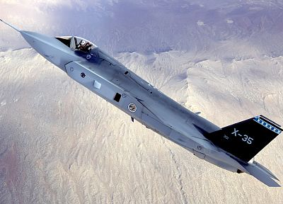 самолет, военный, Joint Strike Fighter, самолеты, F - 35 Lightning II - обои на рабочий стол