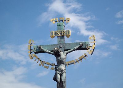 крест, Прага - обои на рабочий стол
