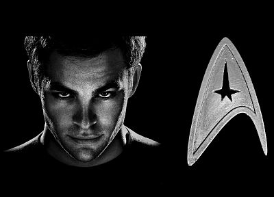 звездный путь, Джеймс Т. Кирк, Star Trek логотипы - копия обоев рабочего стола