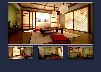 Японский архитектура - оригинальные обои рабочего стола