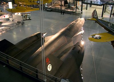 самолет, военный, SR- 71 Blackbird, музей - обои на рабочий стол