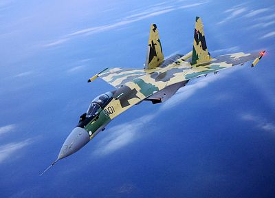 самолет, Су-27 Flanker - случайные обои для рабочего стола