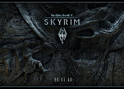 The Elder Scrolls V : Skyrim - оригинальные обои рабочего стола