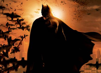 Бэтмен, DC Comics, Batman Begins - оригинальные обои рабочего стола