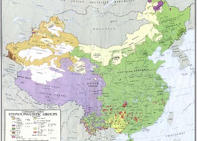 Китай, карты - оригинальные обои рабочего стола