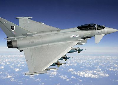 самолет, война, Eurofighter Typhoon - копия обоев рабочего стола