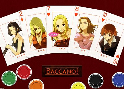 Baccano !, аниме - оригинальные обои рабочего стола