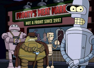Футурама, Bender, рекламные, мафия - случайные обои для рабочего стола