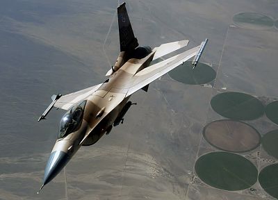 война, военный, самолеты, F- 16 Fighting Falcon - случайные обои для рабочего стола