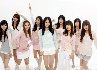 девушки, Girls Generation SNSD (Сонёсидэ), Азиаты/Азиатки, корейский, K-Pop - копия обоев рабочего стола
