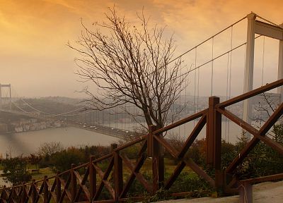 Турция, Стамбул, Босфор, Фатих Султан Мехмет мост - обои на рабочий стол