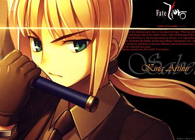 блондинки, перчатки, костюм, Сабля, Fate / Zero, Fate series (Судьба) - обои на рабочий стол