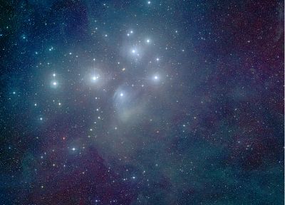 космическое пространство, звезды, Плеяды - случайные обои для рабочего стола