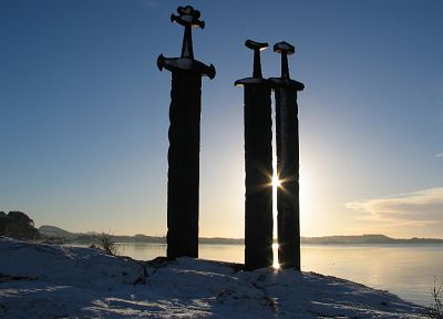 мечах викингов - оригинальные обои рабочего стола