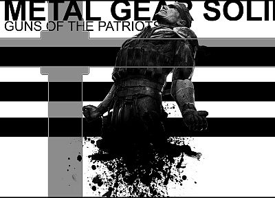 Metal Gear, видеоигры, пистолеты, Metal Gear Solid - случайные обои для рабочего стола