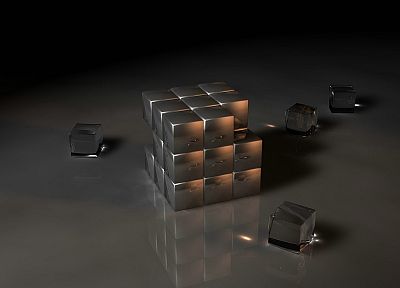 Кубик Рубика - оригинальные обои рабочего стола