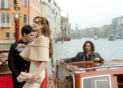 кино, Анджелина Джоли, фильм, Туристический, Джонни Депп - похожие обои для рабочего стола