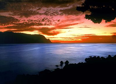 закат, Гавайи, Кауаи, Бали - обои на рабочий стол
