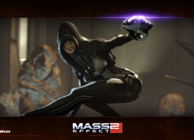 пистолеты, Mass Effect, BioWare, Касуми Гото - оригинальные обои рабочего стола