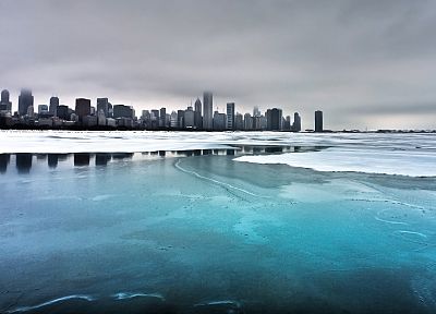 Чикаго, города, Великие озера - оригинальные обои рабочего стола