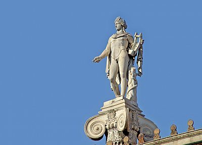 скульптуры, статуи, Аполлон греческого бога, мраморы - обои на рабочий стол