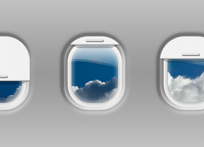 самолет, транспортные средства, оконные стекла, небо - обои на рабочий стол