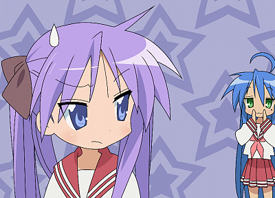 Счастливая Звезда (Лаки Стар), школьная форма, Хиираги Кагами, Izumi Konata - случайные обои для рабочего стола