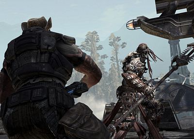 видеоигры, научная фантастика, Gears Of War 3, саранча - случайные обои для рабочего стола