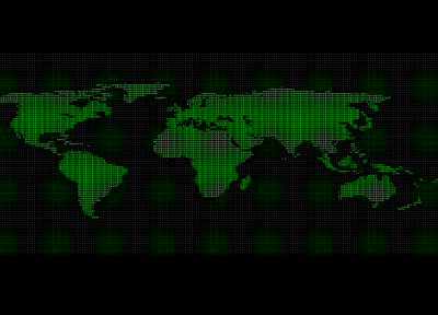 зеленый, ретро, киберпанк, ASCII, карты, карта мира - похожие обои для рабочего стола