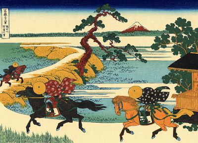Кацусика Хокусай, Тридцать шесть видов горы Фудзи - оригинальные обои рабочего стола