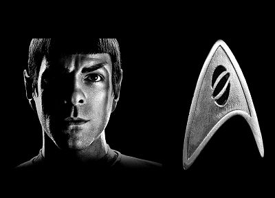 звездный путь, Спок, Star Trek логотипы - случайные обои для рабочего стола