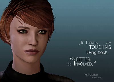 Mass Effect, Келли, Келли Чамберс - оригинальные обои рабочего стола