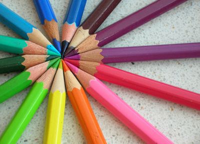 многоцветный, мелки, карандаши - случайные обои для рабочего стола