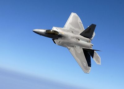 самолет, военный, F-22 Raptor - оригинальные обои рабочего стола