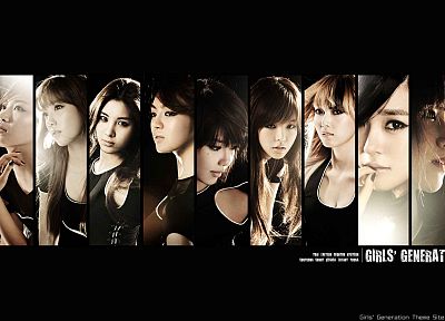 Girls Generation SNSD (Сонёсидэ), знаменитости - оригинальные обои рабочего стола