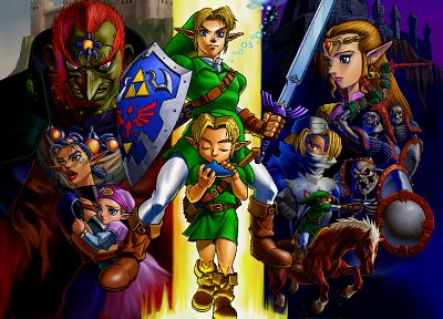Линк, Легенда о Zelda - оригинальные обои рабочего стола