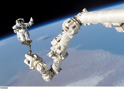 космическое пространство, НАСА, астронавты - обои на рабочий стол
