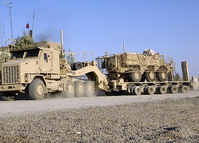 военный, грузовики, вооружение - обои на рабочий стол