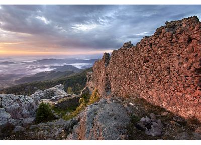 крепость, Крепость Устра - Болгария - оригинальные обои рабочего стола