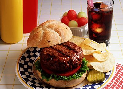 еда, чипы, гамбургеры, соленья - похожие обои для рабочего стола