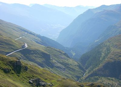 горы, пейзажи, природа, Австрия, долины, дороги - случайные обои для рабочего стола