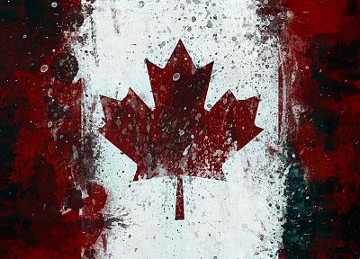 Канада, Канадский флаг - копия обоев рабочего стола