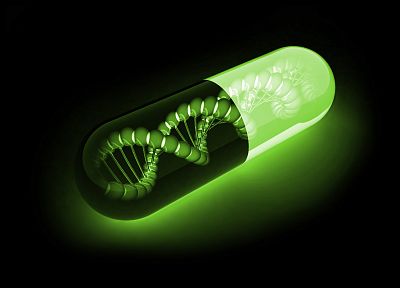 таблетки, ДНК - копия обоев рабочего стола