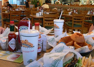 кетчуп, ресторан, картофель-фри, гамбургеры - обои на рабочий стол