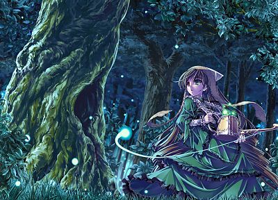 леса, Rozen Maiden, Suiseiseki, аниме - оригинальные обои рабочего стола