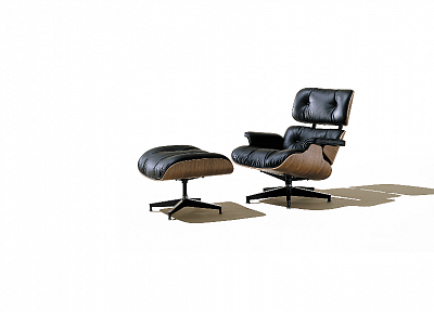 мебель, стулья, белый фон, Эймс Lounge - копия обоев рабочего стола