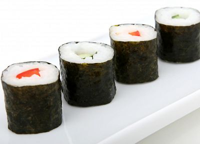 еда, японский, суши, рулоны - оригинальные обои рабочего стола