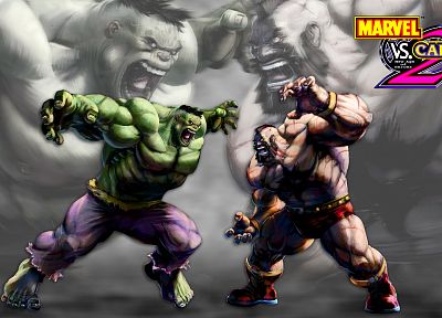 Халк ( комический персонаж ), видеоигры, Marvel против Capcom, Марвел комиксы - оригинальные обои рабочего стола