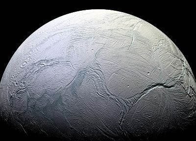 планеты, поверхность, Энцелад - копия обоев рабочего стола