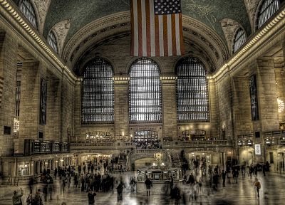 Нью-Йорк, вокзалы, Центральный вокзал - копия обоев рабочего стола